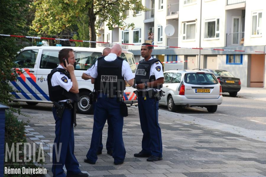 Gewonde na schietpartij in de Menanderstraat Rotterdam