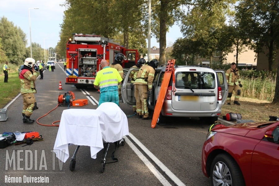 Ongeval met beknelling op Abram van Rijckevorselweg (video)