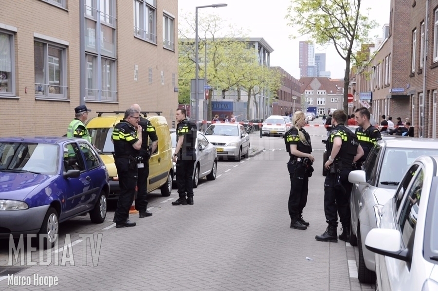 Politie onderzoekt schietpartij Ridderspoorstraat Rotterdam