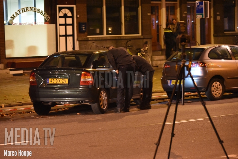 Gewonde bij schietpartij op Mathenesserweg Rotterdam (video)
