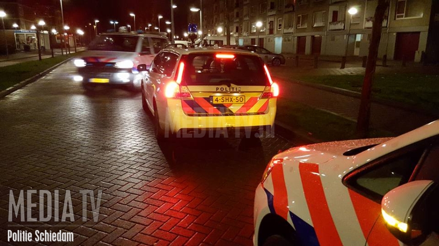 Wilde achtervolging door politie in Schiedam-Nieuwland