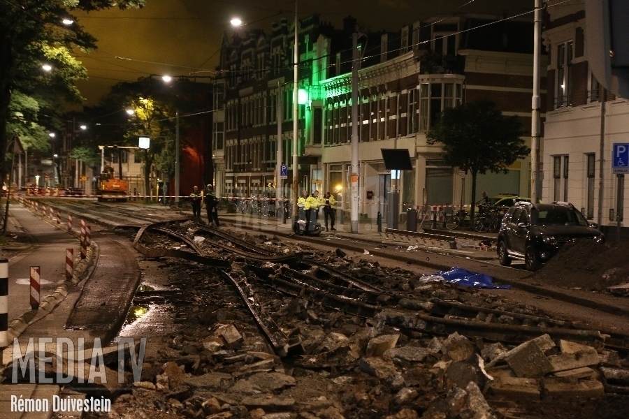 Dode en zwaargewonde bij scooterongeval Bergweg Rotterdam (video)