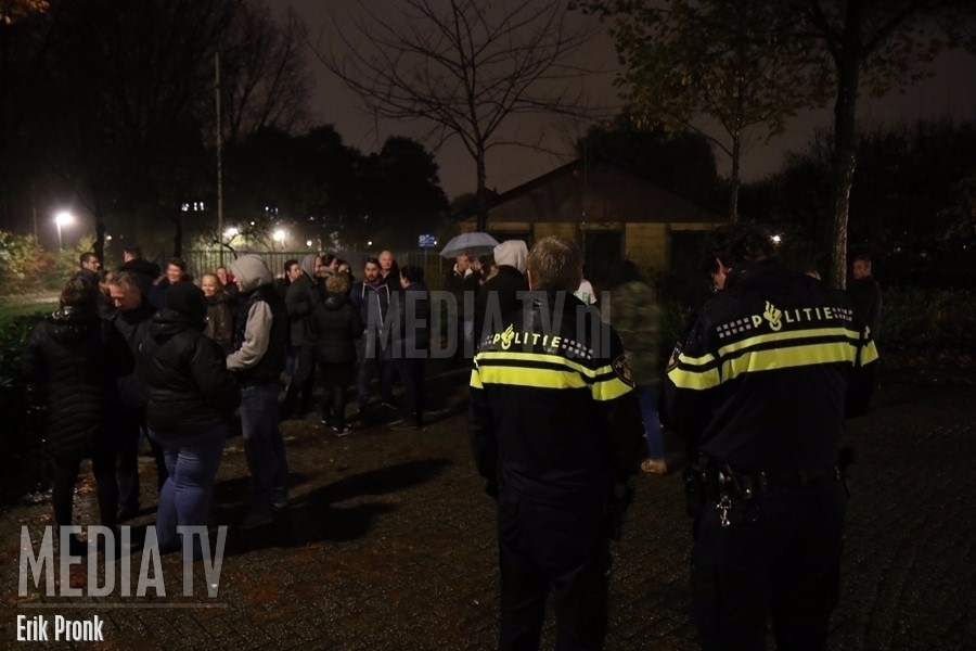 Omwonenden Kapershoekseweg Hoogvliet protesteren tegen komst asielzoekers