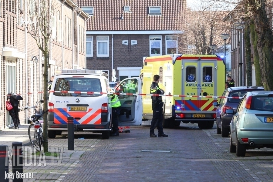 Vrouw neergestoken Wattstraat Schiedam