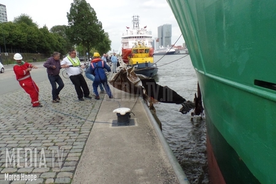 Kustvaarder doet bijzondere vangst Parkkade Rotterdam