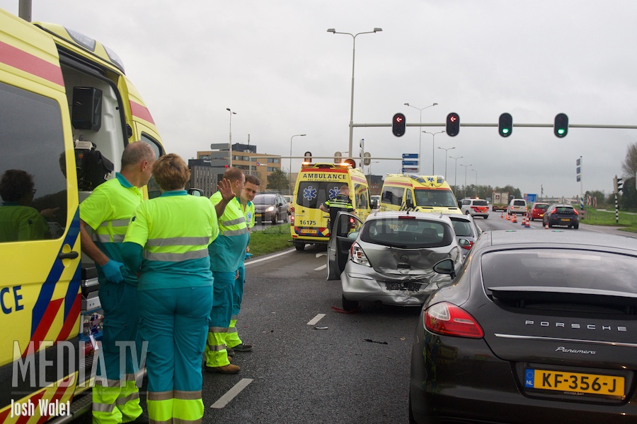Aanhouding en gewonde bij ongeval op de N11 bij Alphen aan den Rijn
