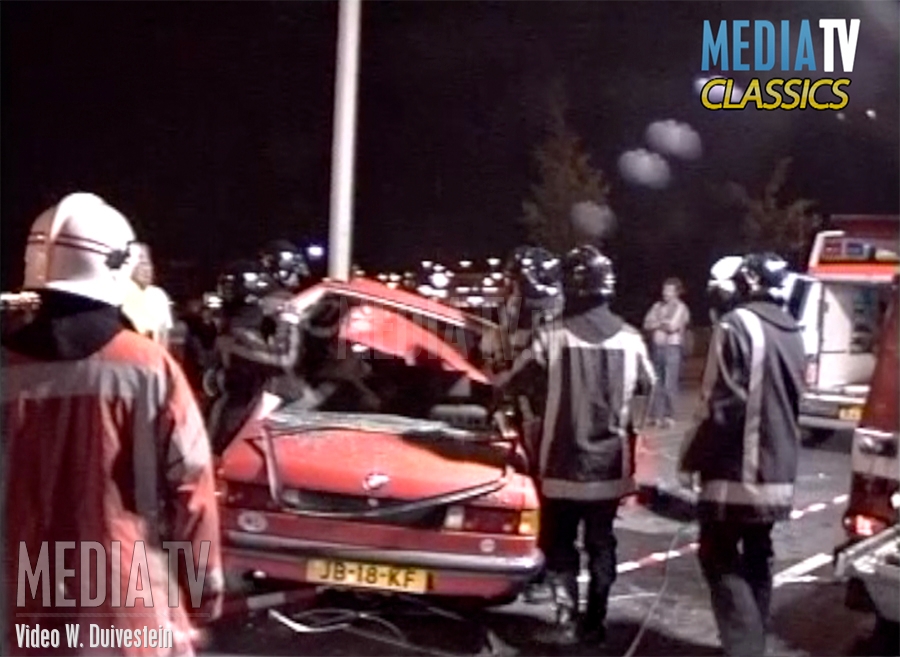 MediaTV Classics (1995): Zwaargewonde bij ongeval beknelling Noordereiland Rotterdam (video)