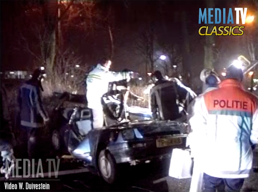 MediaTV Classics (1994): Ernstig ongeval door gladheid Bosdreef Rotterdam (video)