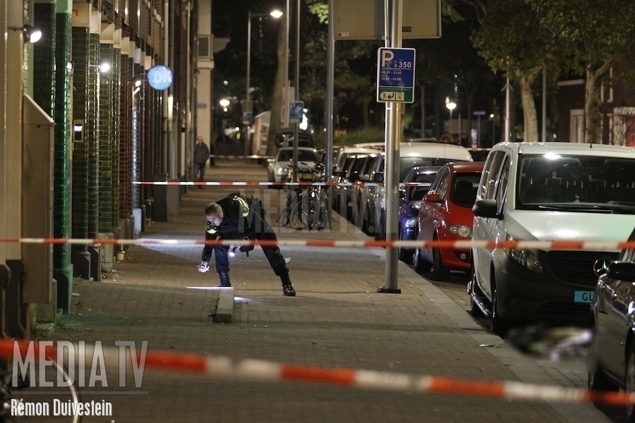 Dode bij schietpartij Rechthuislaan Rotterdam (video)