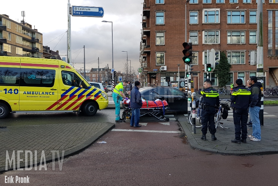 Fietser aangereden Gordelweg Rotterdam