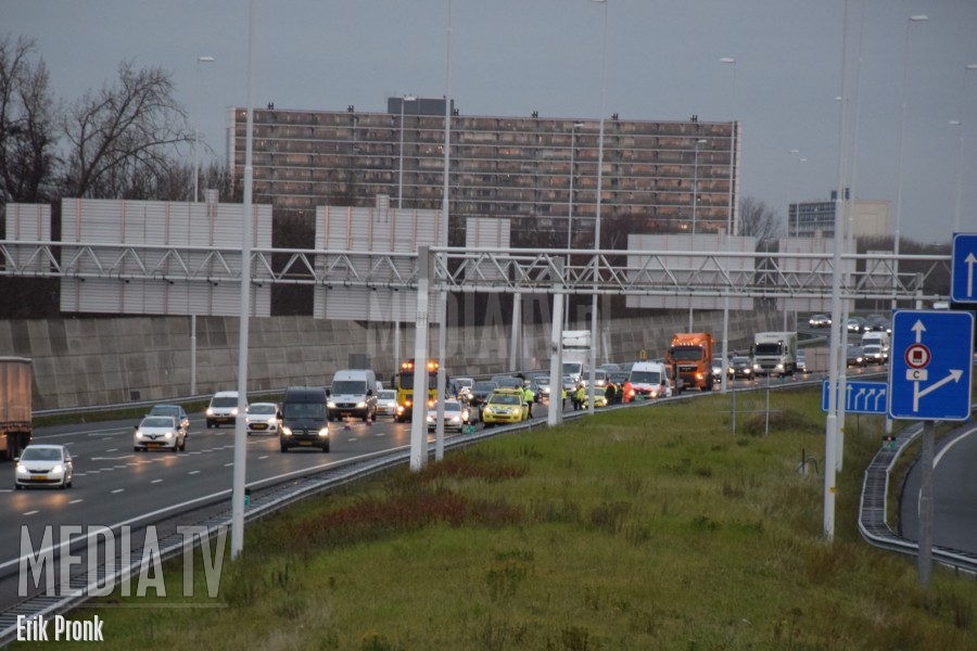 Verkeersdrukte rondom Maassluis, Vlaardingen en Schiedam vanwege aanrijdingen