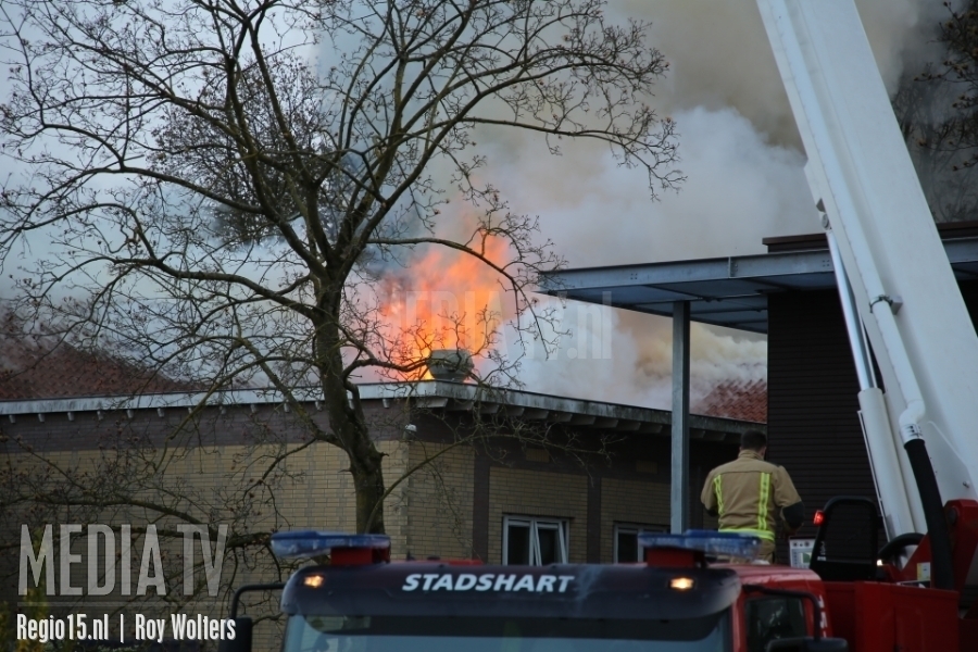 Brandweer Hollands-Midden ingezet bij brand Leidschendam