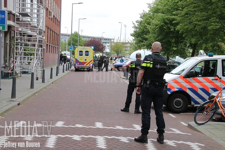 Gewonde na schietpartij Essenburgsingel Rotterdam (video)