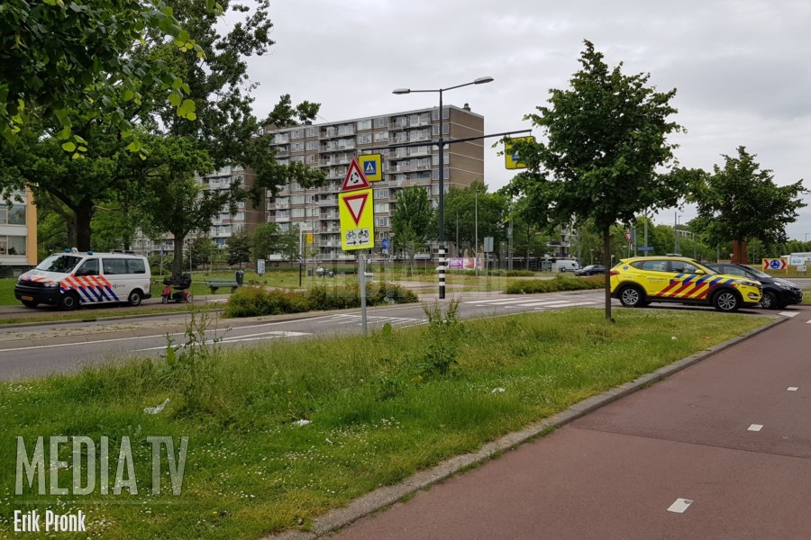 Scootmobiel aangereden Nieuwlandplein Schiedam